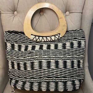 Chicos Straw Summer tote bag